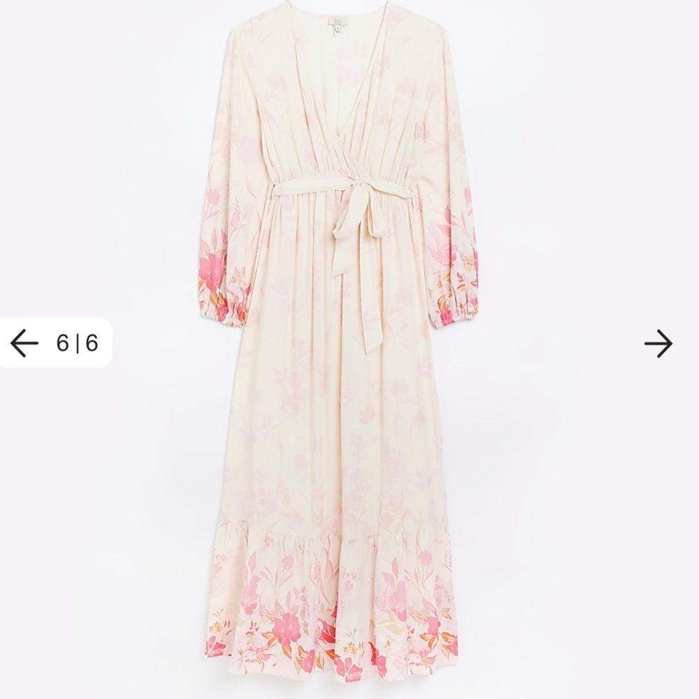 HP🎉🎉NWOT River Island in other words Floral Maxi - Picture 5 of 14